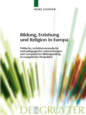 cover image of Bildung, Erziehung und Religion in Europa